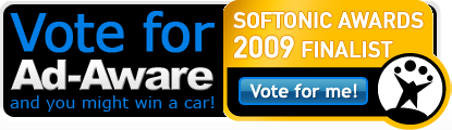 Vote Ad-Aware in the Softonic Awards 09!