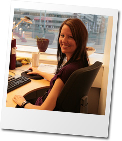 MarieLouise by her desk