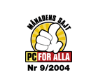 PC För Alla Månadens Sajt 2004